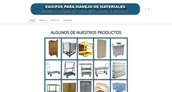 Desktop Screenshot of equiposmateriales.com